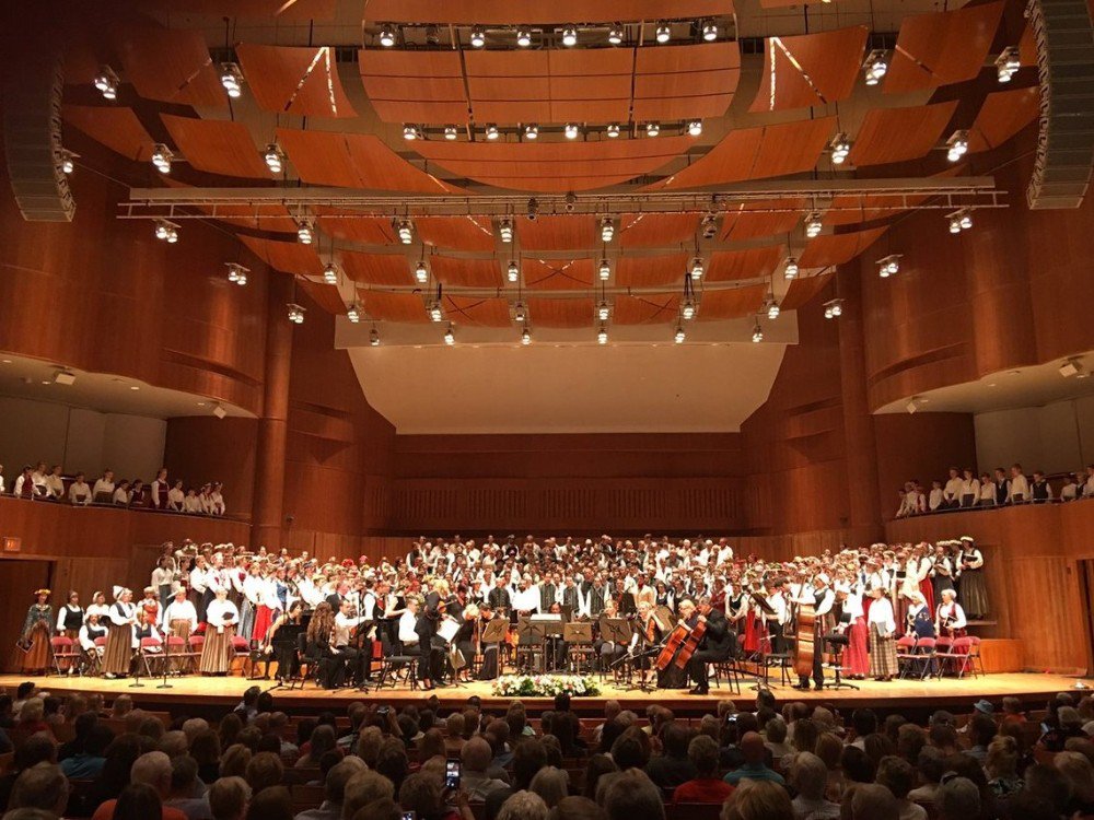 Abd’de Letonya Müzik Festivali Kutlamaları