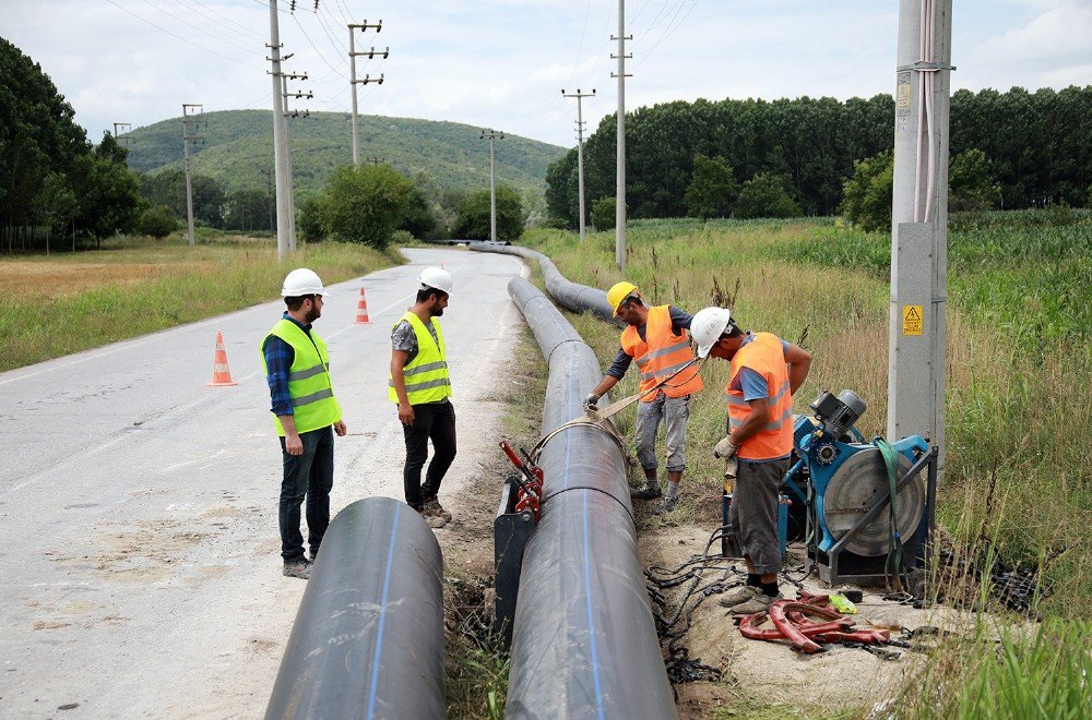 45 Milyonluk Altyapı Projesinde Çalışmalar Devam Ediyor