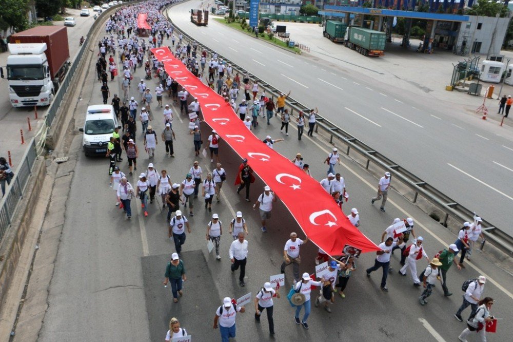 Başkan Altınok Öz, ’Adalet Yürüşü’nün 21’inci Gününde