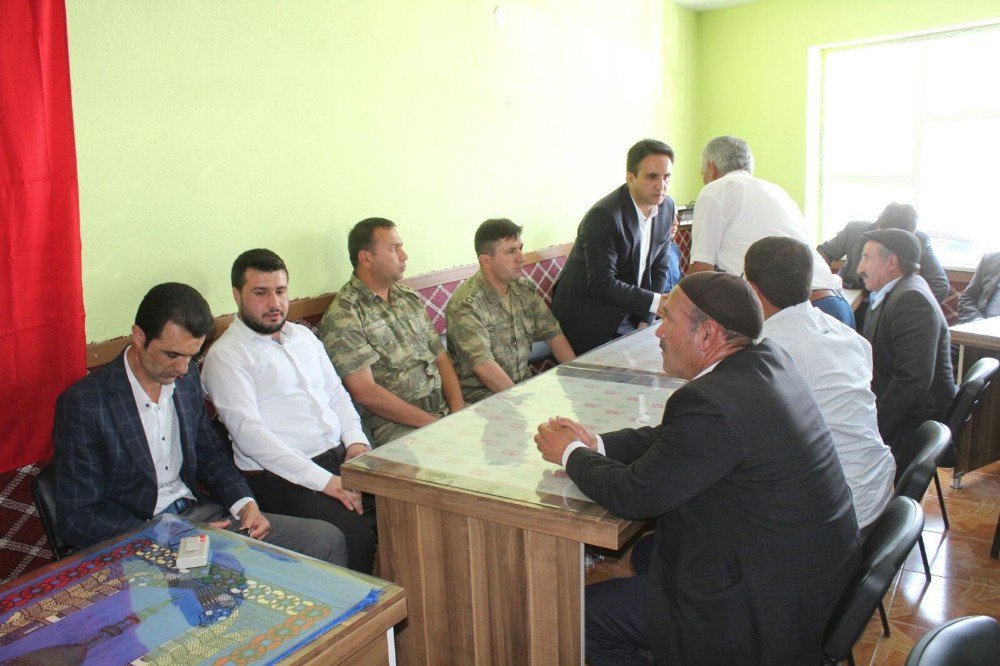 Kaymakam Dundar’dan Şehit Ailesine Taziye Ziyareti