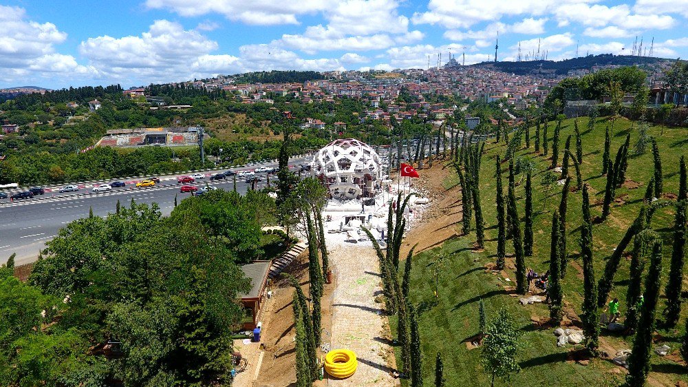 Yapımında Sona Gelinen 15 Temmuz Zafer Anıt’ı Havadan Görüntülendi