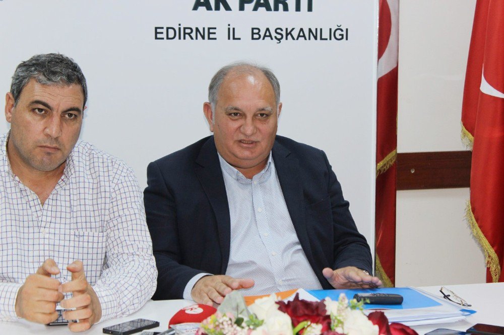 Ak Parti Edirne İl Başkanı Akmeşe: "15 Temmuz Gecesi Edirnelilerle Beraber Olacağız"