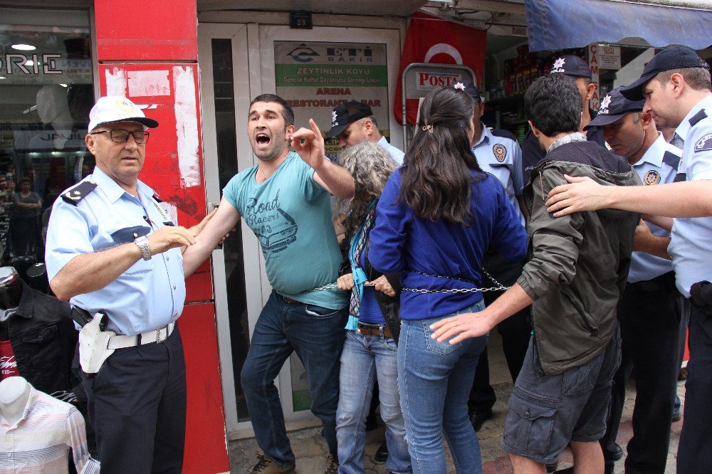 Artvin’de Danıştay’ın Cerattepe Kararına Zincirli Protesto