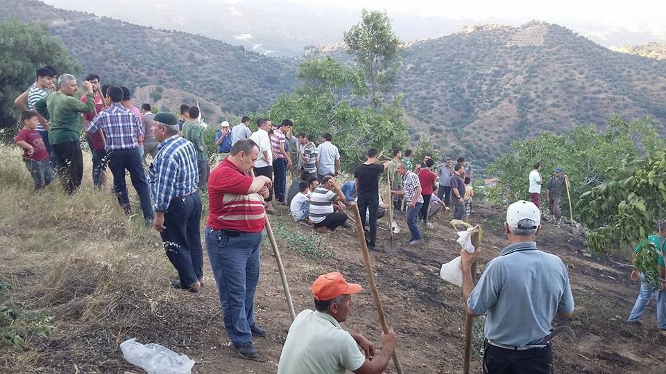 Dumanı Gören, Dağa Koştu Yangın Hemen Söndürüldü