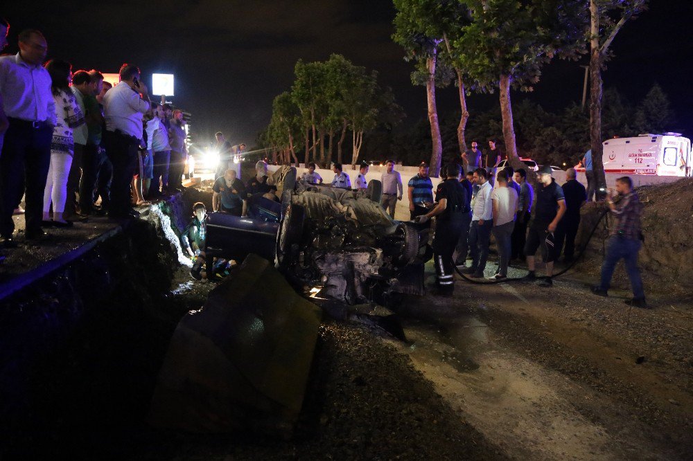 Bursa’da Araç Tramvay Yoluna Düştü: 2 Ölü, 2 Yaralı