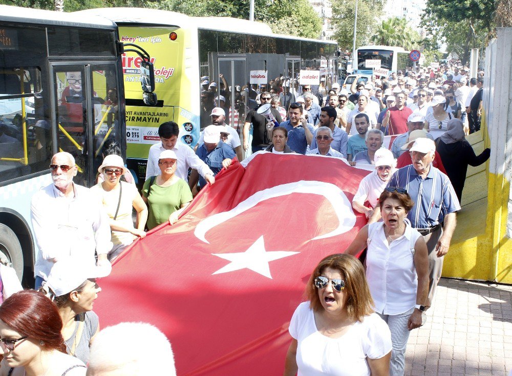 Adalet Yürüyüşü’ne Antalya’dan Destek