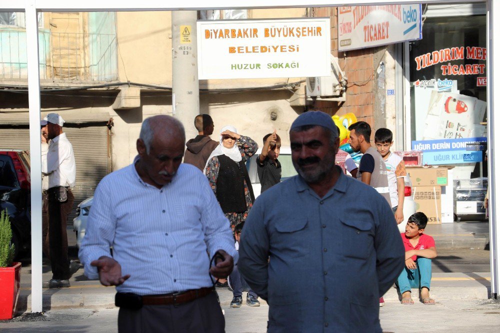 Diyarbakır’da Yaşlılar İçin Huzur Sokağı Oluşturuldu