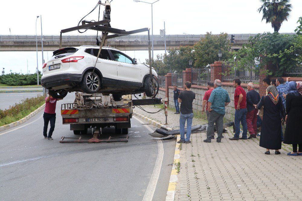 Rize’de Trafik Kazası: 4 Yaralı