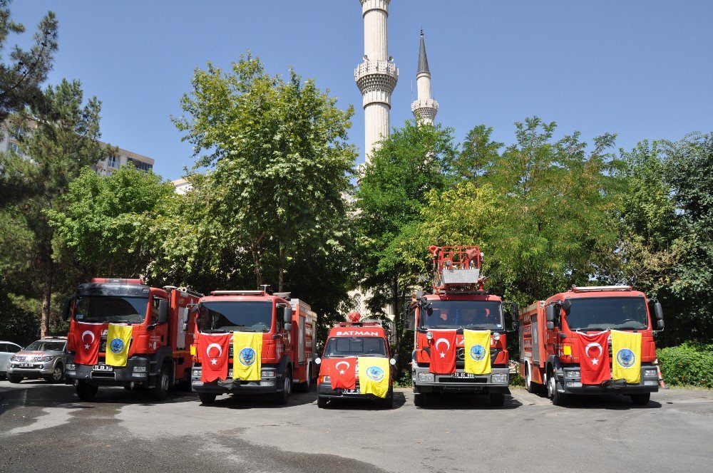 Tp’nin İtfaiye Araçları Batman Belediyesine Hibe Edildi