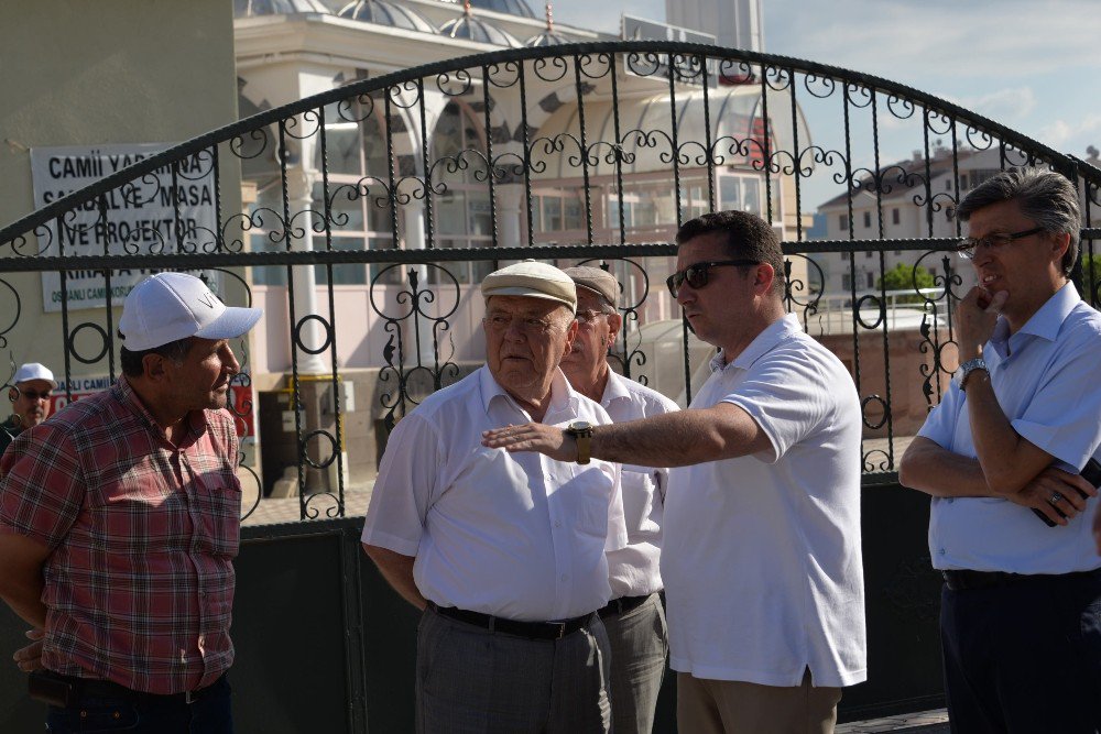 Başkan Bakıcı 15 Temmuz Şehitleri Parkı’nda İncelemelerde Bulundu