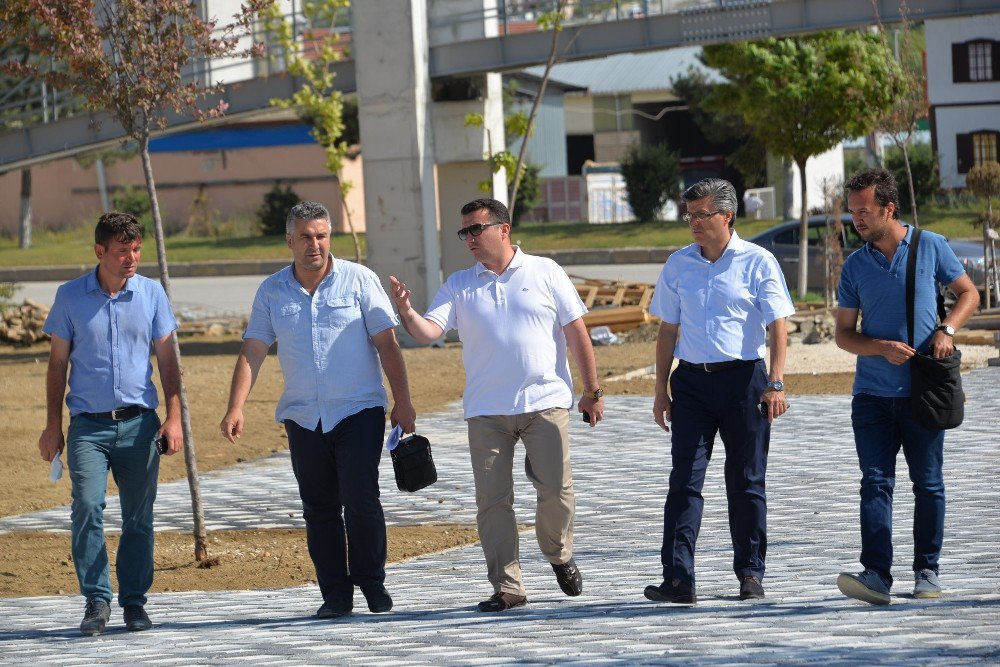 Başkan Bakıcı 15 Temmuz Şehitleri Parkı’nda İncelemelerde Bulundu