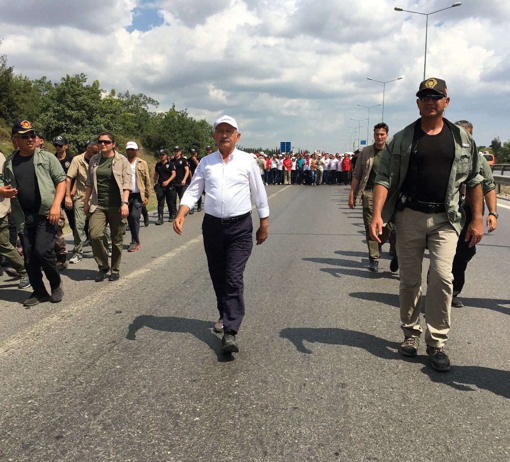 Kılıçdaroğlu’nun Yürüyüşü Molanın Ardından Devam Ediyor