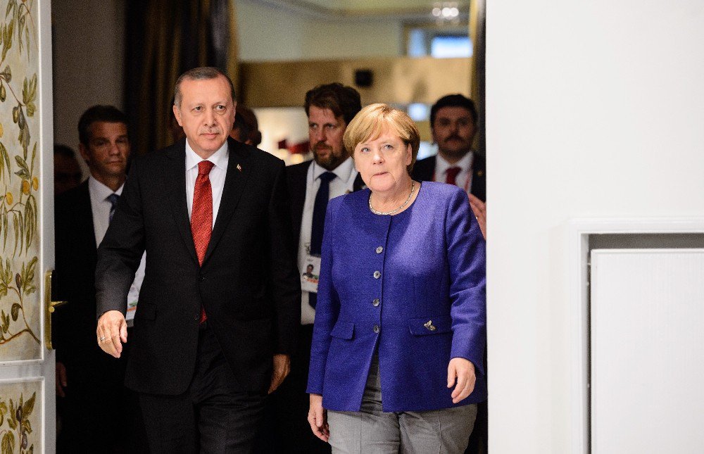 Cumhurbaşkanı Erdoğan, Merkel İle Görüştü