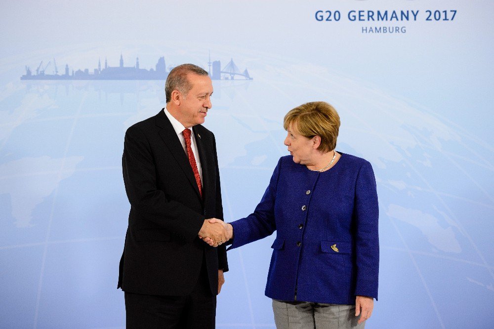 Cumhurbaşkanı Erdoğan, Merkel İle Görüştü