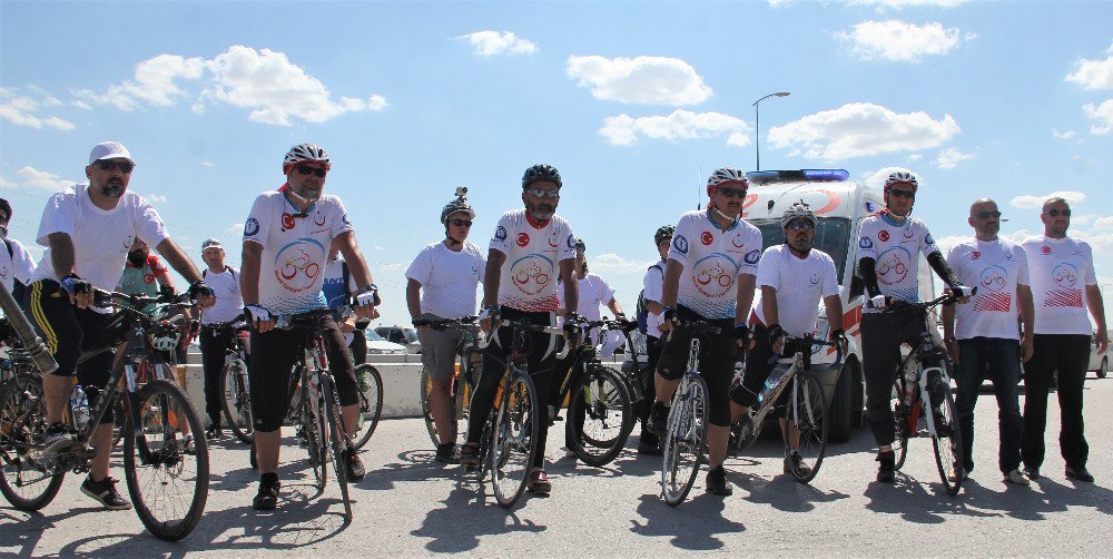 15 Temmuz Şehitleri İçin Pedal Çevirdiler