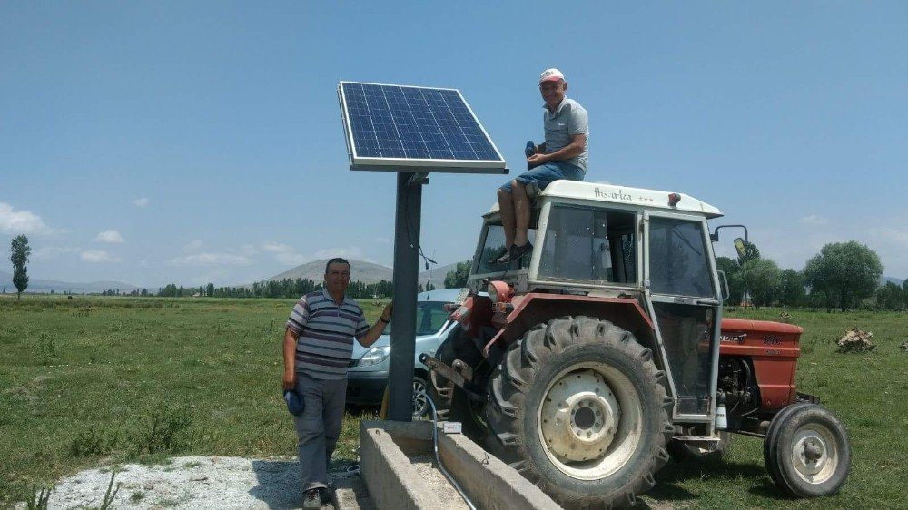 Çiftçinin İmdadına ’Güneş’ Yetişti