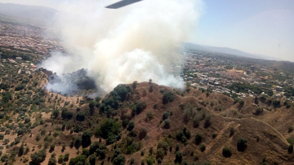 Nazilli’de 3 Hektar Tarım Arazisi Kül Oldu