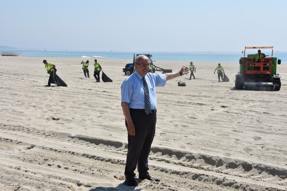 Tekirdağ’da Plajlarda Kapsamlı Temizlik
