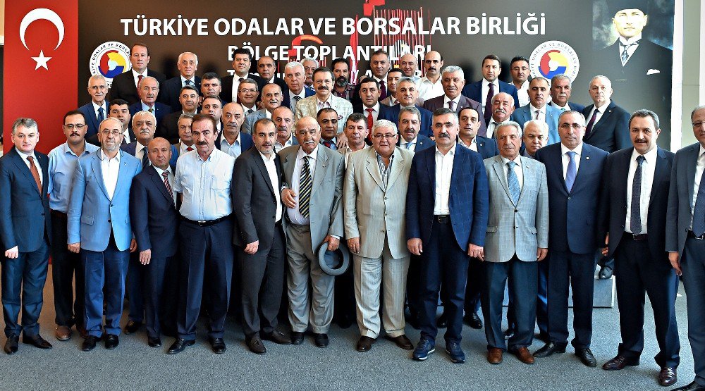 Bölge Oda Ve Borsa Başkanları Tobb’da Buluştu