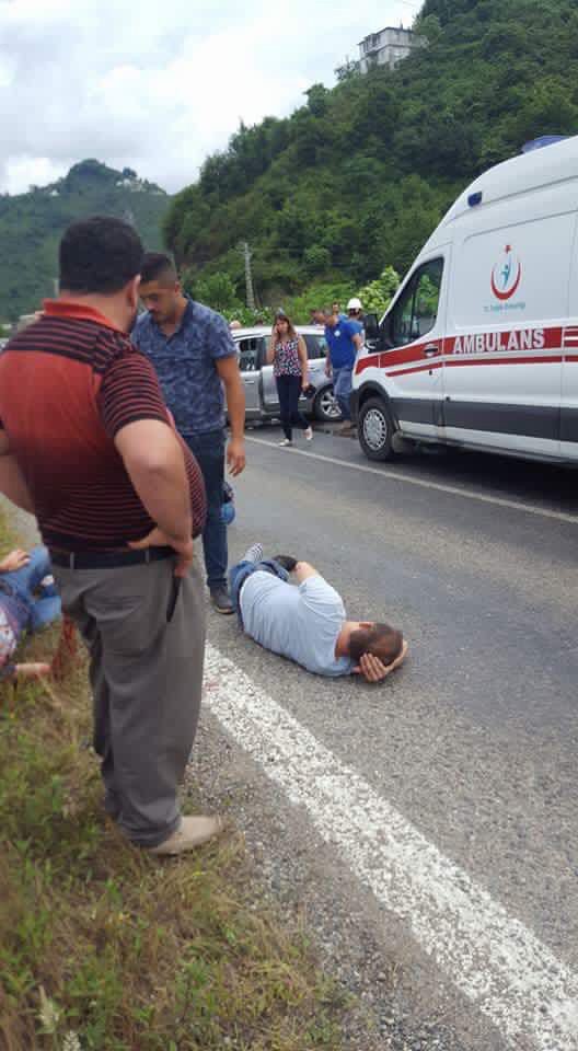 Giresun’da Trafik Kazası: 6 Yaralı