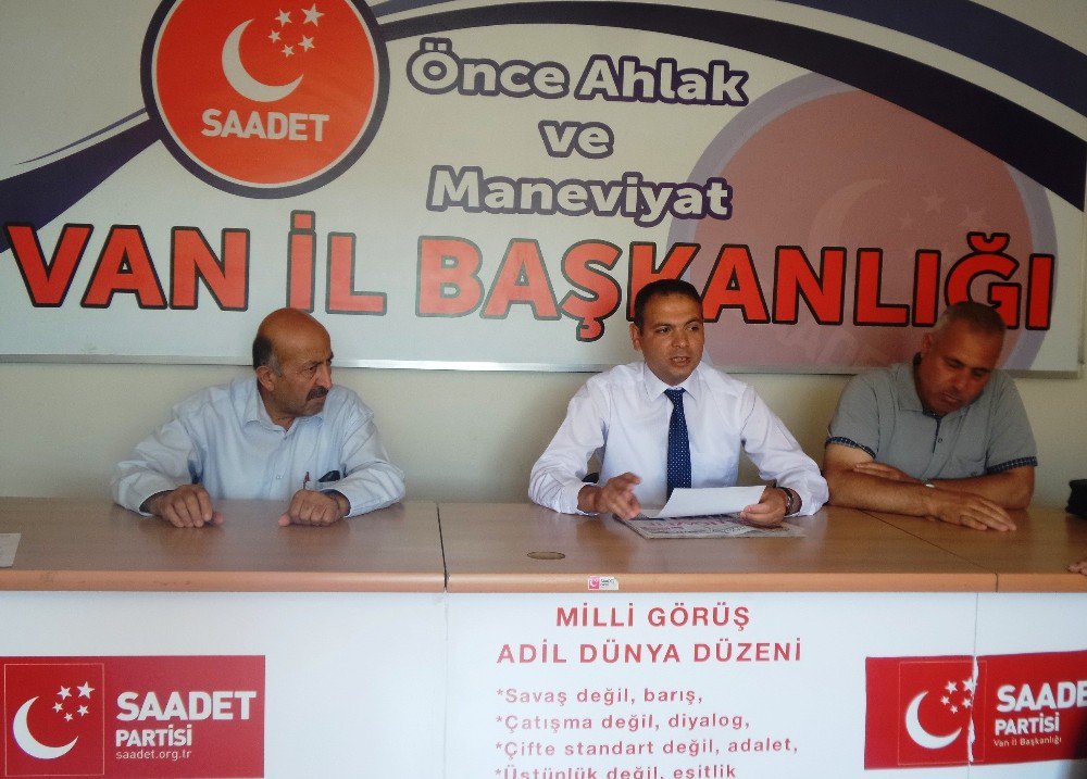 Saadet Partisinden ‘Votaş’ Açıklaması