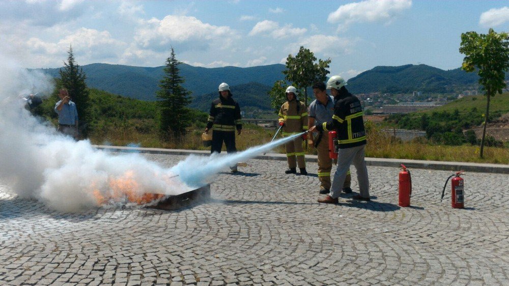 Kdz. Ereğli Devlet Hastanesinde Yangın Tatbikatı