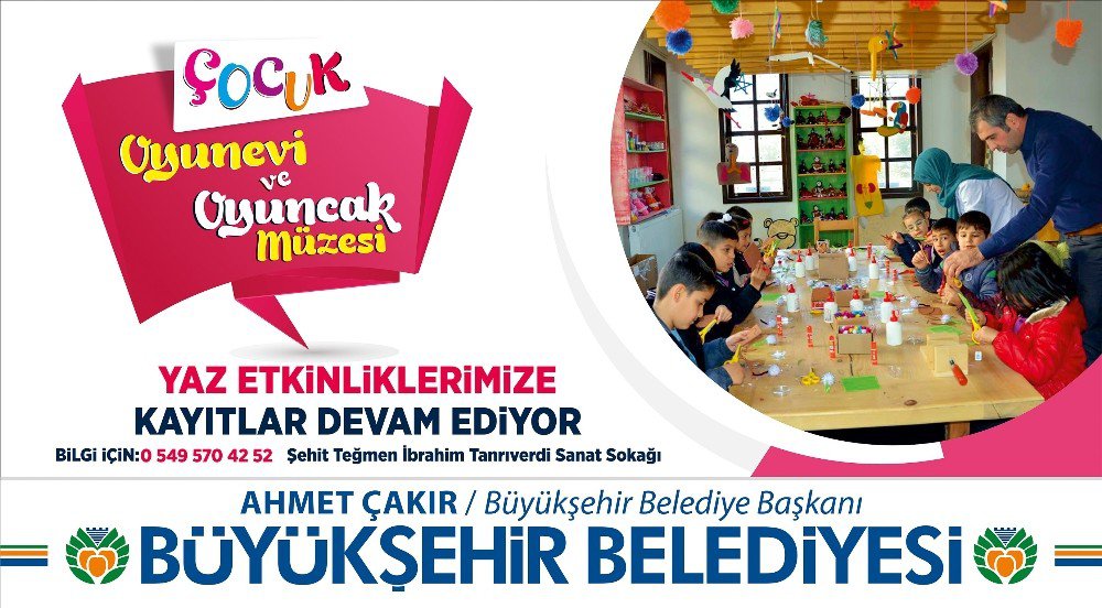 Büyükşehir’den Miniklere Özel Yaz Programı