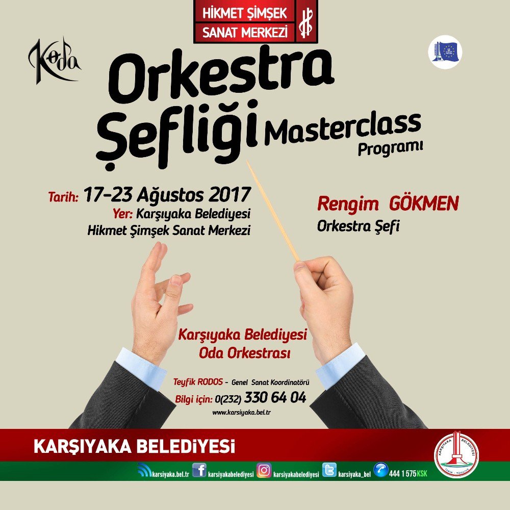 Orkestra Şefleri Karşıyaka’da Yetişecek