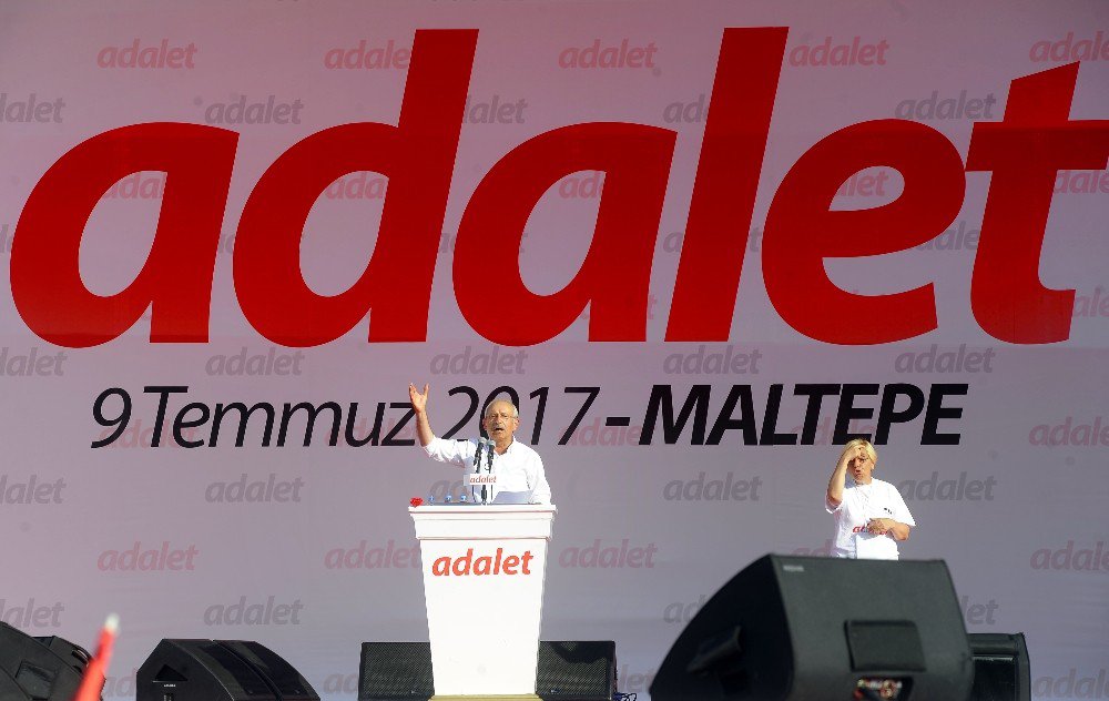 Kılıçdaroğlu Yürüyüşünü Maddelik ‘Adalet Çağrısı’ Metni İle Sonlandırdı