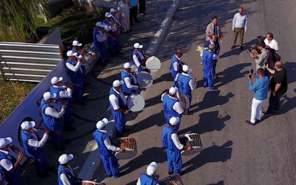 Davul Zurna Ekibi, Gürkan’ı Karşıladı