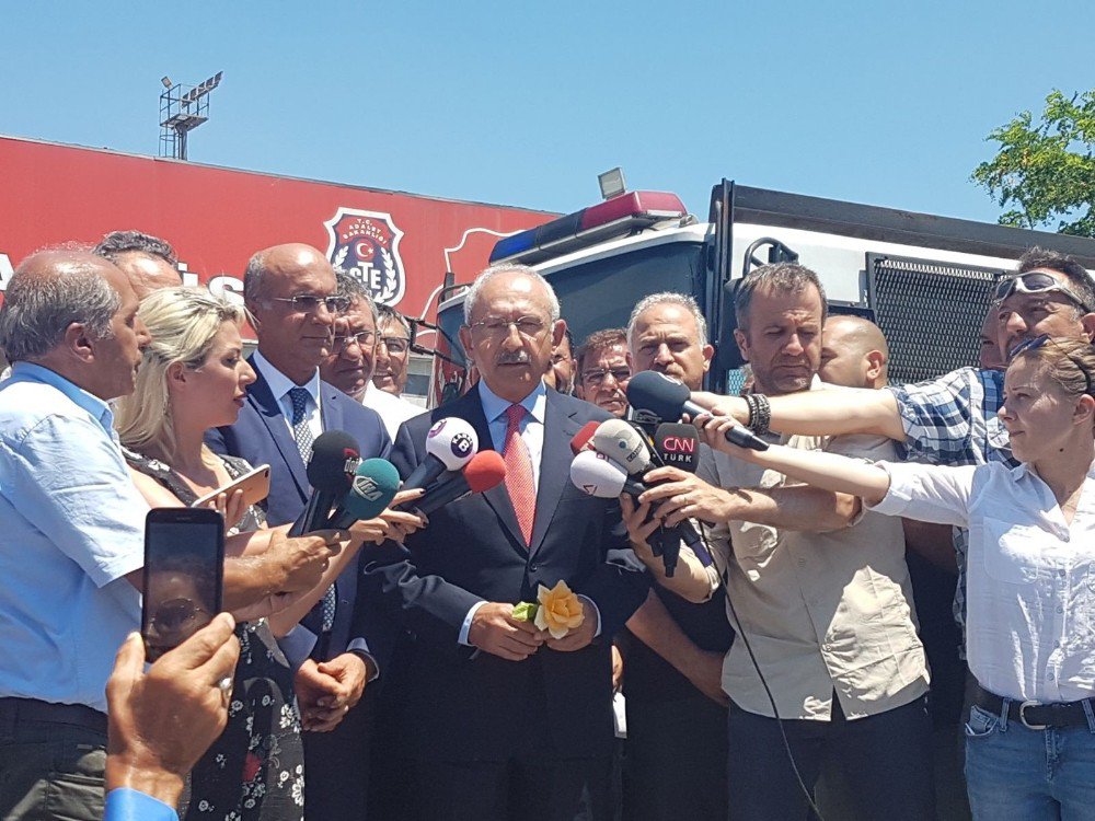 Chp Genel Başkanı Kılıçdaroğlu, Enis Berberoğlu’nu Cezaevinde Ziyaret Etti