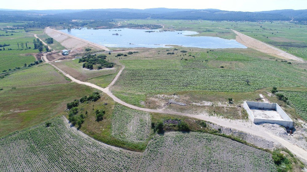 Edirne Keşan Çeltik Göleti Sulaması İnşaatı Hızla Devam Ediyor