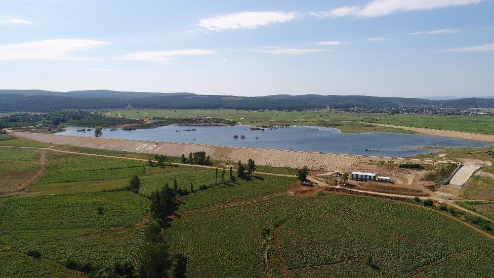 Edirne Keşan Çeltik Göleti Sulaması İnşaatı Hızla Devam Ediyor