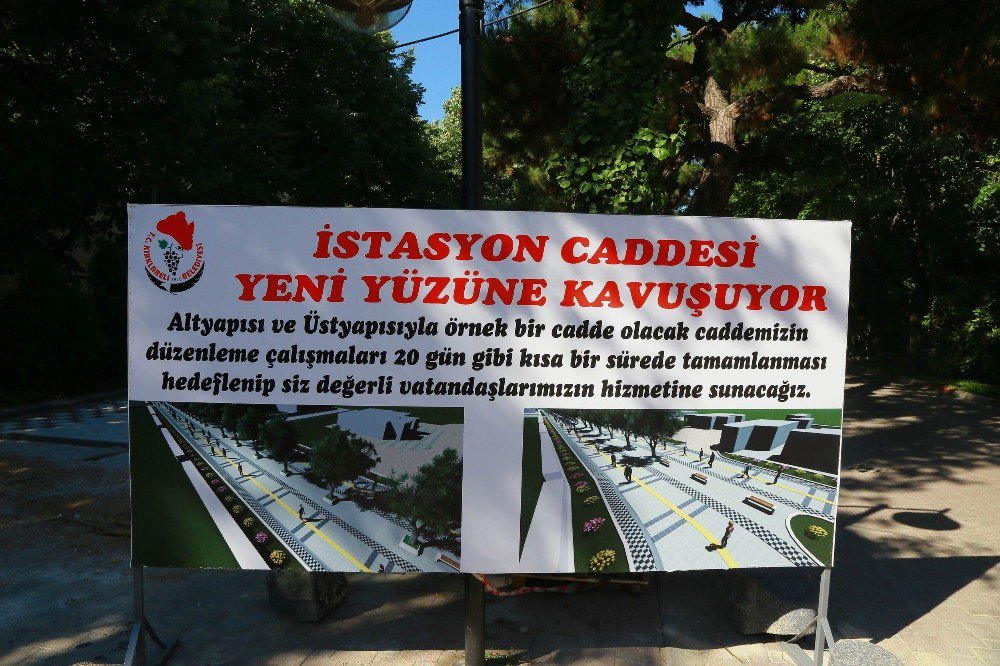 İstasyon Caddesi Yeni Kimliğine Kavuşuyor