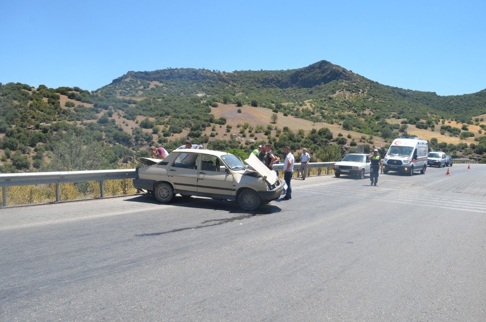 Kula’da Trafik Kazası: 1 Yaralı