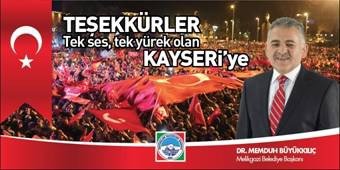 Büyükkılıç, "Demokrasi Ve Özgürlükler Günü Kutlamasına Hazırız"