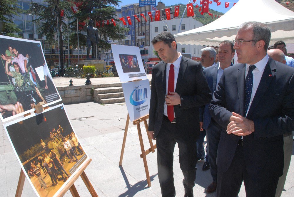 İha’nın ’15 Temmuz Destanı’ Fotoğraf Sergisi Tokat’ta Açıldı