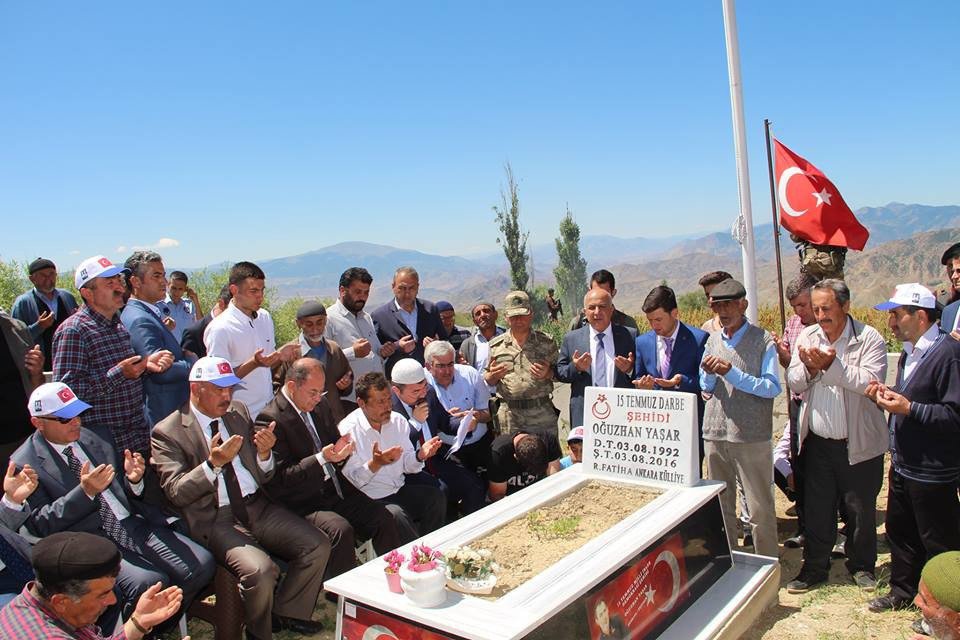 15 Temmuz Şehidi Oğuzhan Yaşar Mezarı Başında Anıldı