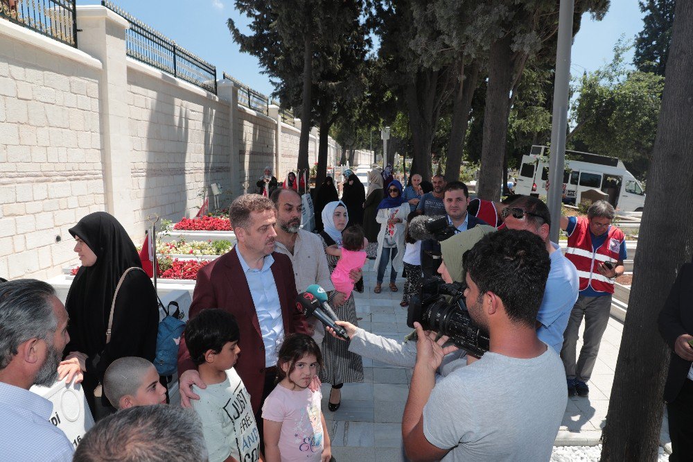 Gaziosmanpaşalı 15 Temmuz Şehidi Kabri Başında Anıldı