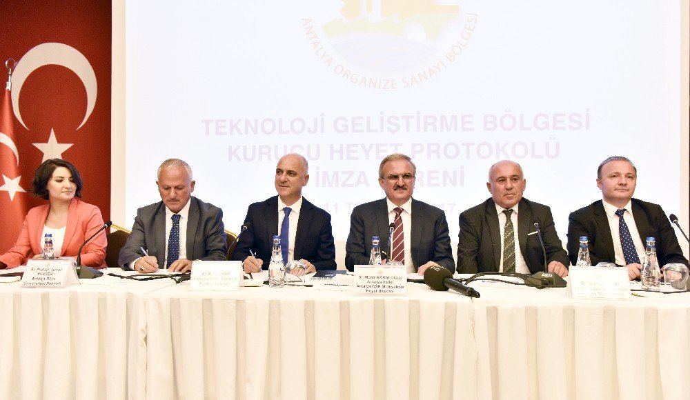 Teknoloji Geliştirme Bölgesi Kurucu Heyet Protokolü İmzalandı