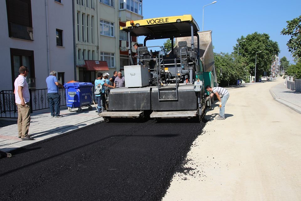 Ankara Caddesi Asfaltlanıyor