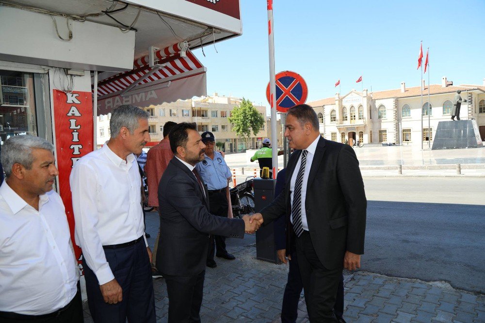 Vali Tekinarslan Belediye Başkanı Kara’yı Ziyaret Etti