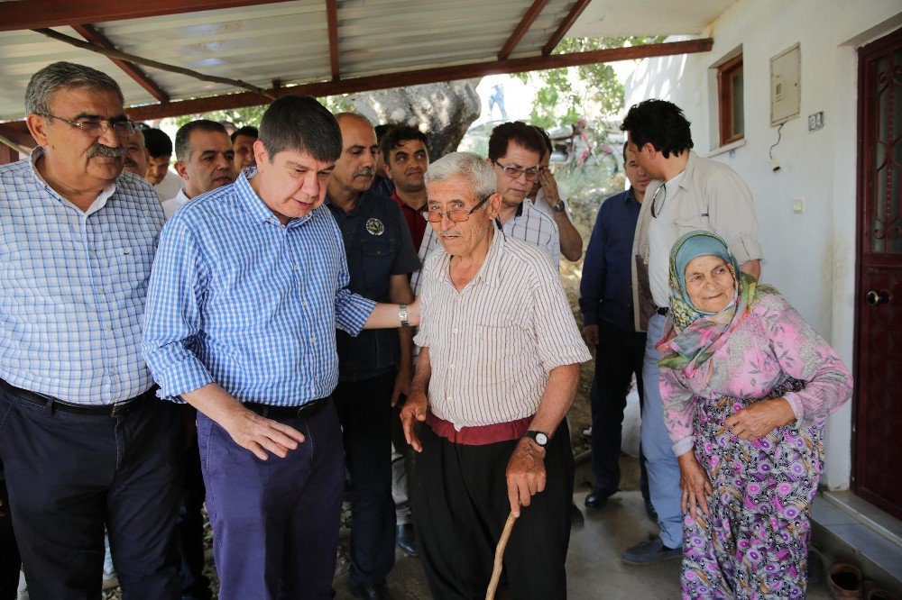 Alanya’daki Yangınzedelere Büyükşehir Yardım Elini Uzattı