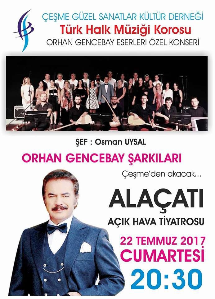 Çeşme’de Orhan Gencebay İçin Özel Konser