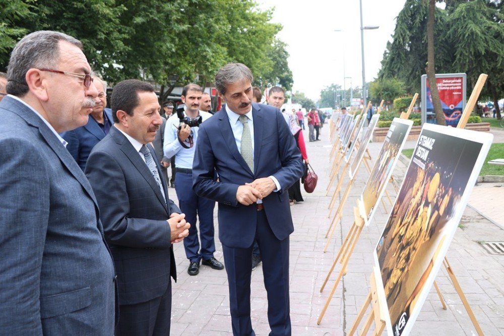 15 Temmuz Gecesine Tanıklık Eden Fotoğraflar Sergilenmeye Başladı