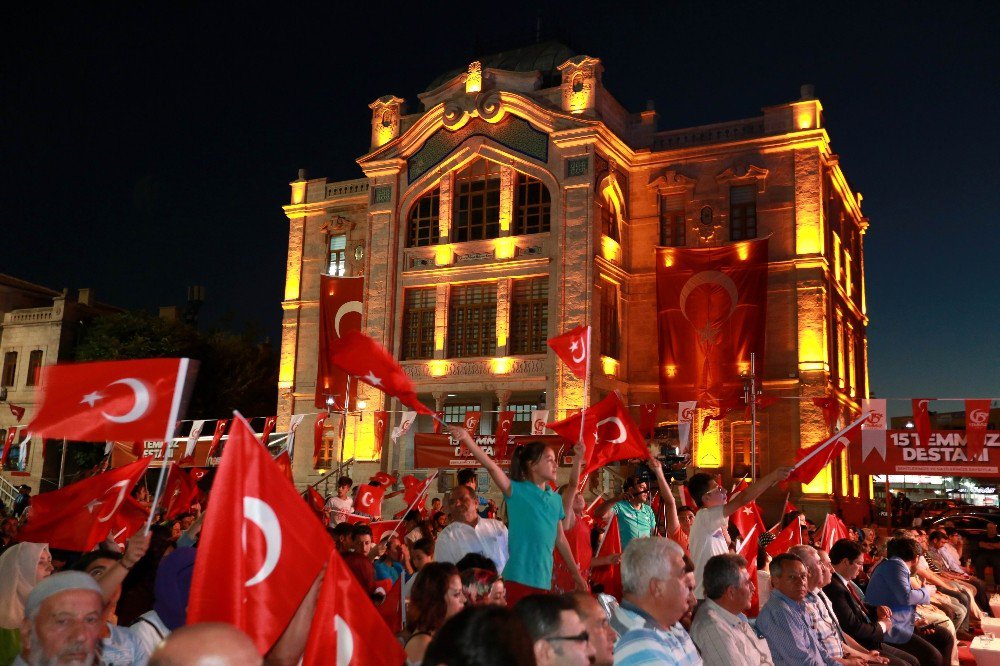 15 Temmuz Aksaray Milli İrade Meydanında Anıldı