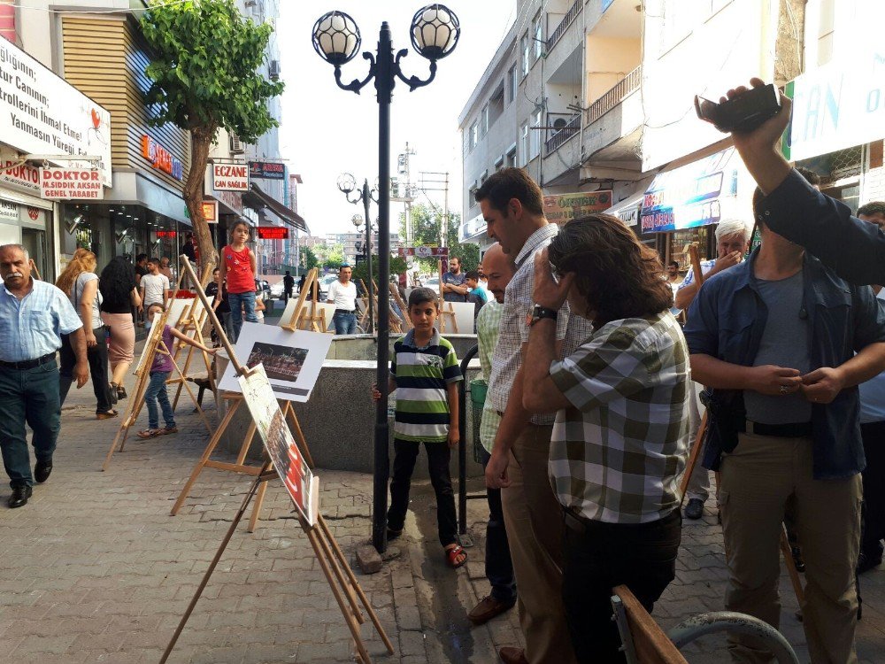 İha’nın 15 Temmuz Fotoğrafları Bismil’de Sergilendi