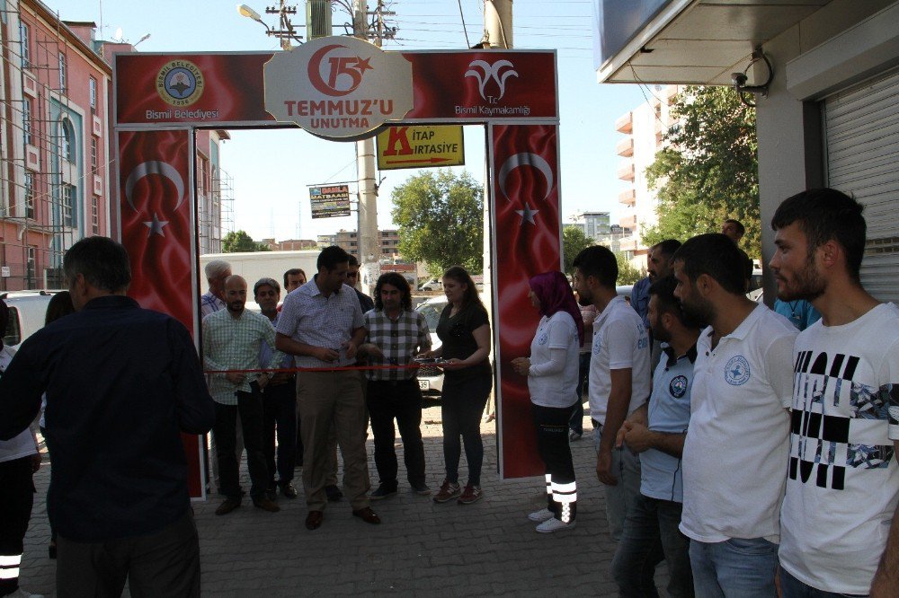 İha’nın 15 Temmuz Fotoğrafları Bismil’de Sergilendi