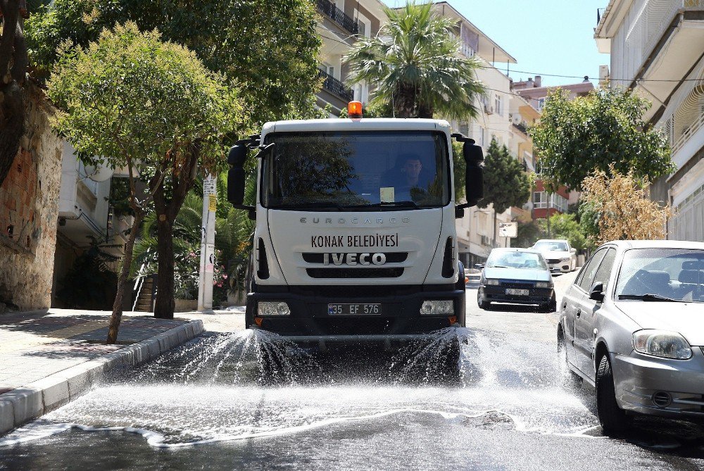 Konak’ta Kaldırım Ve Yol Seferberliği