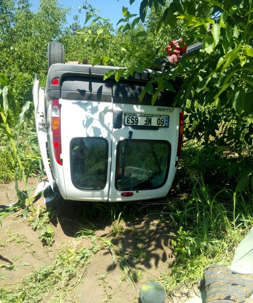 Niksar’da Trafik Kazası: 1 Yaralı